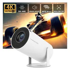 GENERICO - Proyector portátil HY300 Android 11 HD 4K Cine en casa
