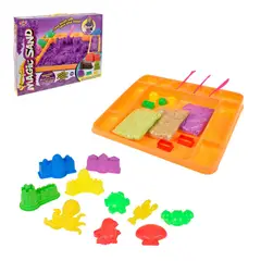 ANSALDO - Juego de arena mágica con bandeja y moldes