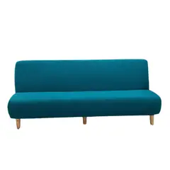 GENERICO - Funda Cubre FUTON elasticada textura GRUESA CUADRILLE
