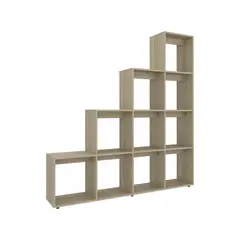 FMFURNITURE - Biblioteca Forma Escalera Fm-002C - Cafe Claro