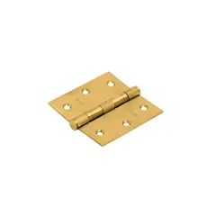 GENERICO - 3 Bisagra con rodamientos de 3x3 2 mm espesor Bronce pulid