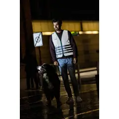 WOWOW - Chaleco Reflectante para Adulto BIG FUN (Full reflectante) - L