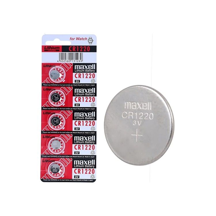 BLISTER 5 PILAS LITIO 3V MAXELL CR1220