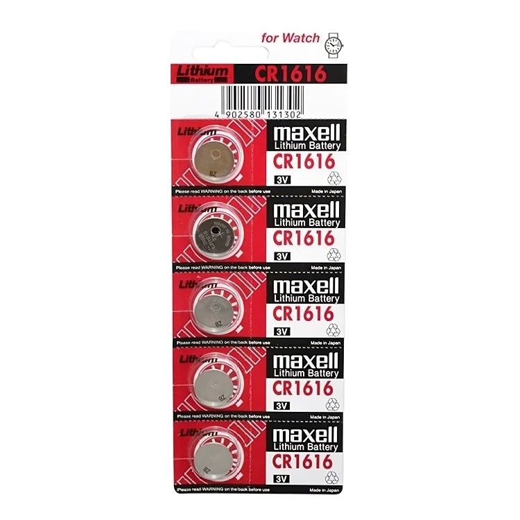 BLISTER 5 PILAS LITIO 3V MAXELL CR1616