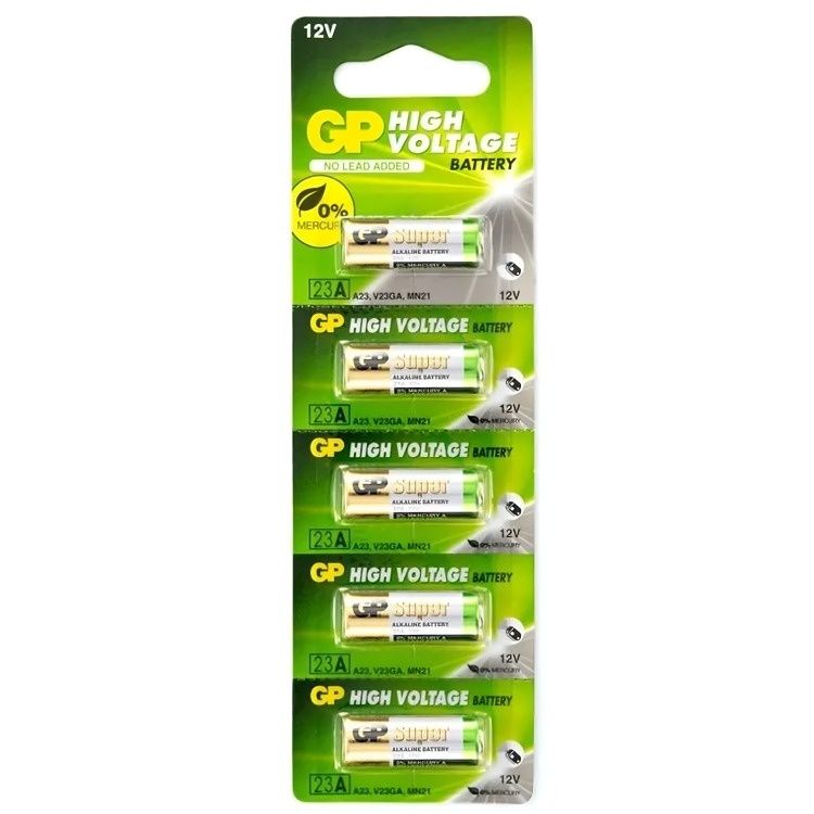 BLISTER 5 PILAS ALCALINAS 23A GP