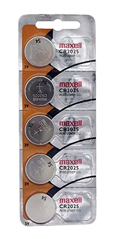 BLISTER 5 PILAS LITIO 3V MAXELL CR2025