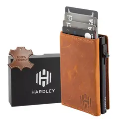 HARDLEY - Billetera Hombre De Cuero Tarjetero Rfid