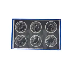 PERFECT CLASS - Set 6 Vasos Calavera 250 ml