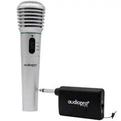 AUDIO PRO - Micrófono Inalámbrico Para Karaoke Gris - SC