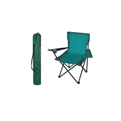 GENERICO - SILLA DE CAMPING PLEGABLE VERDE
