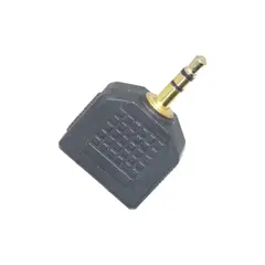 MACROTEL - Adaptador De Audífonos Stereo 35mm 1x2