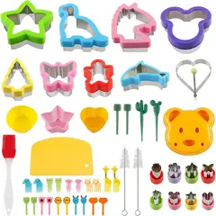 KUANGYE - Kit Cortador De Pan Figuras Moldes Para Comidas De Niños