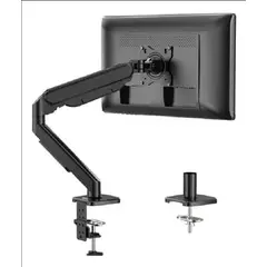 GENERICO - Soporte Ergonómico De Mesa Para Tv/monitor 1 Brazo 17-30 Color Negro