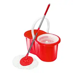 GENERICO - Mopa Giratoria Trapero Rojo Mopa 360 Mopas Aseo Piso