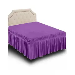 GENERICO - Faldón de Cama 150x200 - Elegante y Resistente B10