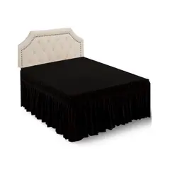 GENERICO - Faldón de Cama 150x200 - Elegante y Resistente B7