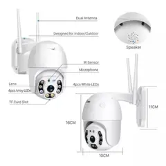 GENERICO - Cámara de seguridad y vigilancia con red WI FI para exteriores v380 pro