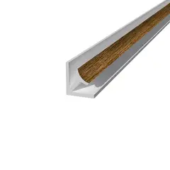 NOTWOOD - Perfil Esquinero - Castaño - 300 cm - PVC - Interior - 4 uds