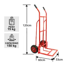 GENERICO - CARRO YEGUA ACERO MEDIO 100 KG.
