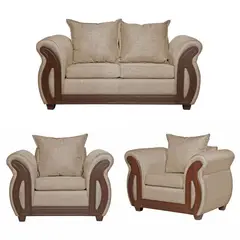 RUZAM MOBEL - JUEGO DE LIVING 2-1-1 ISIDORA BEIGE