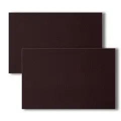 GENERICO - Kit De Parches De Reparación De Piel Cuero Pu Pegatinas 2u Marrón Oscuro