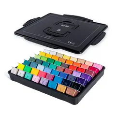 MIYA - HIMI SET GOUACHE 56 COLORES / 30GR ESTUCHE NEGRO