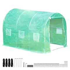 HOMECLAF - Invernadero Armable Túnel 6mt2 3x3x2mts