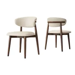 LUBABYCAS - Pack 2 Sillas de Comedor Madera Café Family By