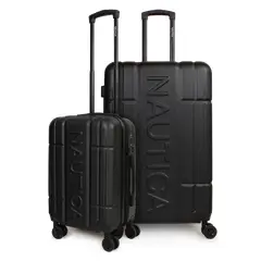 NAUTICA - Pack 2 maletas S+L Amsterdam de 10 y 23kg negras