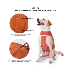 KIMBAVET - Body Cobre Kimba Tradicional - Talla 1 (2,5 - 3,5 Kg)