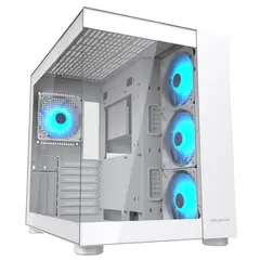 COUGAR - Gabinete gamer FV150 RGB White