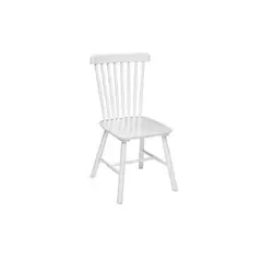 HABITA2 CHILE - Silla de Comedor Windsor de Madera Blanca