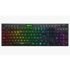 REDRAGON - TECLADO GAMER HORUS K619 MECANICO CABLEADO FS SWITCH RED NEG
