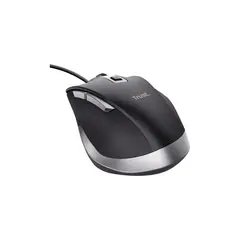 TRUST - Mouse Fyda Confort Negro con Cable