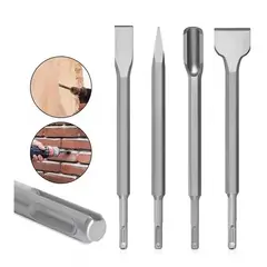 GENERICO - Set 4 Piezas Cincel Broca Rotomartillo