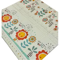 BEBECO - Alfombra Mat Bebe Antigolpe de 200x180 cms Zebra-Oso