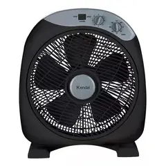 KENDAL - Ventilador de Piso / Mesa Silencioso Box Kf-12b3N Timer 120 Min
