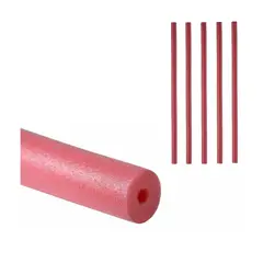 GENERICO - Fideos Flotadores De Espuma Tubo Piscina Pack X 5 Rojo
