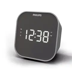 PHILIPS - Radio Reloj Carga USB Y Alarma Dual 4000 Series - SC