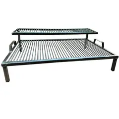 KAS - Parrilla Quincho Doble de 90x50 cm