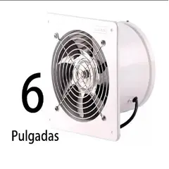 GENERICO - Extractor De Aire Metálico Industrial 6 Pulgadas 15cm 40w