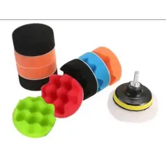 GENERICO - Kit De 10 Piezas Pulir Esponjas Almohadillas Para Auto