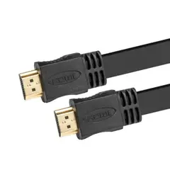 XTECH - Cable Hdmi Plano Macho a Macho 3m Negro