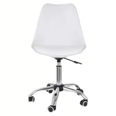 GENERICO - Silla Escritorio Giratoria Tulip polipropileno Blanco