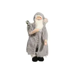 OEM - SANTA VIEJITO PACUERO DECORACION NAVIDEÑA 90 CM GRIS