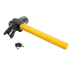 GENERICO - Baston Tranca Volante Traba Seguridad Anti Robo Auto + Llave