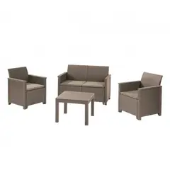 KETER - Set de Jardin Emma Cappuccino