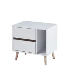 PANDALINO - Velador Amber 2 Cajones - Diseño Moderno y Elegante