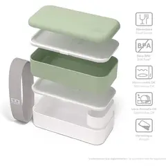 MONBENTO - Lunch Box MB Original English Garden color verde 1Lt