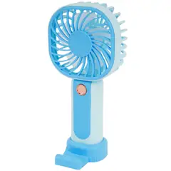 TECNOLAB - Mini Ventilador De Mano Recargable Con USB Azul - SC